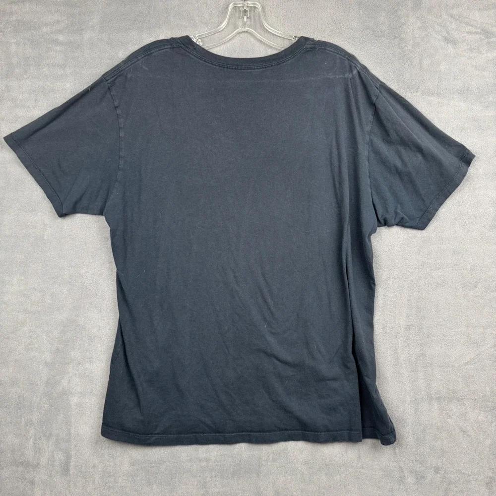 The North Face Mens T Shirt Gray Logo Graphic‎ Cotton Size L